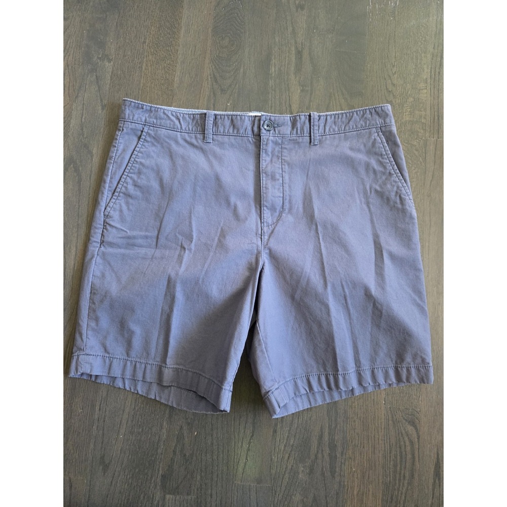 Original Penguin Mens Shorts Flat Front 7 inseam  Blue Sz 36